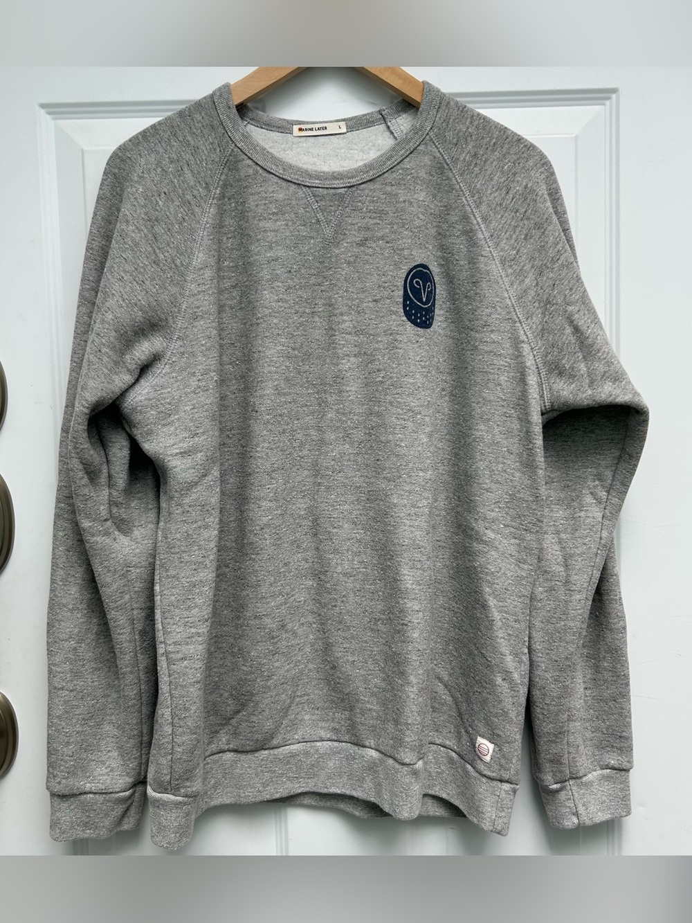 Marine Layer Gray Samsara Owl Sweatshirt